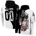 Fulham Hoodie Personalized Jesus Tear Black Best Selling
