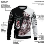 Fulham Sweater Personalized Jesus Tear Black White Best Selling