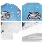 Georgia Southern Eagles Sweater Custom Winter Football Snoopy Blue White Best Selling