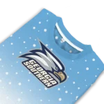 Georgia Southern Eagles Sweater Custom Winter Football Snoopy Blue White Best Selling