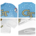 Georgia Tech Yellow Jackets Sweater Custom Winter Football Snoopy Blue White Best Selling