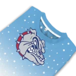 Gonzaga Bulldogs Sweater Personalized Winter Football Snoopy Blue White Best Selling