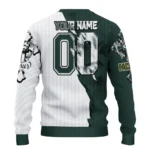 Green Bay Packers Sweater Customized Jesus Tear Green White Best Selling