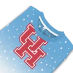 Houston Cougars Sweater Customized Winter Football Snoopy Blue White Best Selling