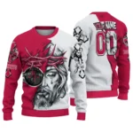 Houston Rockets Sweater Personalized Jesus Tear Red White Best Selling
