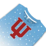 Indiana Hoosiers Sweater Personalized Winter Football Snoopy Blue White Best Selling
