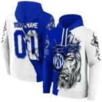 Inter Milan Hoodie Personalized Jesus Tear Blue Best Selling