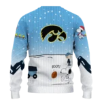 Iowa Hawkeyes Sweater Customized Winter Football Snoopy Blue White Best Selling
