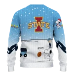 Iowa State Cyclones Sweater Custom Winter Football Snoopy Blue White Best Selling