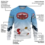 Jacksonville State Gamecocks Sweater Custom Winter Football Snoopy Blue White Best Selling