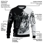 Juventus Sweater Custom Jesus Tear Black White Best Selling