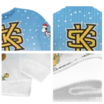Kennesaw State Owls Sweater Customized Winter Football Snoopy Blue White Best Selling