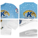 Kent State Golden Flashes Sweater Custom Winter Football Snoopy Blue White Best Selling