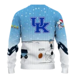 Kentucky Wildcats Sweater Custom Winter Football Snoopy Blue White Best Selling
