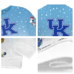 Kentucky Wildcats Sweater Custom Winter Football Snoopy Blue White Best Selling