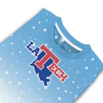 La Tech Sweater Personalized Winter Football Snoopy Blue White Best Selling