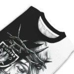 Las Vegas Raiders Sweater Custom Jesus Tear Black White Best Selling
