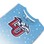 Liberty Flames Sweater Personalized Winter Football Snoopy Blue White Best Selling