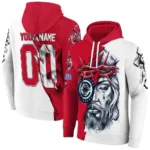 Los Angeles Clippers Hoodie Customized Jesus Tear Red Best Selling