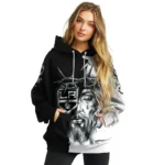 Los Angeles Kings Hoodie Personalized Jesus Tear Black Best Selling