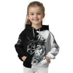 Los Angeles Kings Hoodie Personalized Jesus Tear Black Best Selling