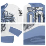Memphis Grizzlies Sweater Personalized Jesus Tear Blue White Best Selling
