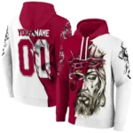Miami Heat Hoodie Customized Jesus Tear Red Best Selling