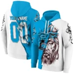 Miami Marlins Hoodie Custom Jesus Tear Blue Best Selling