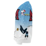 Miami Redhawks Sweater Customized Winter Football Snoopy Blue White Best Selling