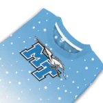 Middle Tennessee Blue Raiders Sweater Custom Winter Football Snoopy Blue White Best Selling