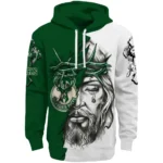 Milwaukee Bucks Hoodie Custom Jesus Tear Green Best Selling