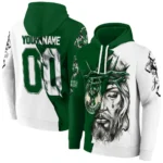 Milwaukee Bucks Hoodie Custom Jesus Tear Green Best Selling