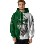 Milwaukee Bucks Hoodie Custom Jesus Tear Green Best Selling