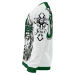 Milwaukee Bucks Sweater Custom Jesus Tear Green White Best Selling