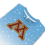 Minnesota Golden Gophers Sweater Customized Winter Football Snoopy Blue White Best Selling