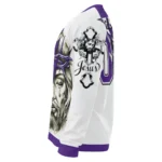 Minnesota Vikings Sweater Customized Jesus Tear Purple White Best Selling