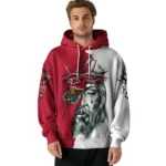Minnesota Wild Hoodie Custom Jesus Tear Red Best Selling