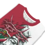 Minnesota Wild Sweater Custom Jesus Tear Red White Best Selling