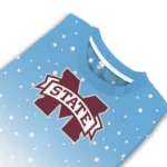 Mississippi State Bulldogs Sweater Customized Winter Football Snoopy Blue White Best Selling