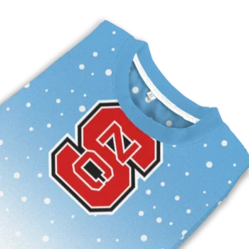 Nc State Wolfpack Sweater Personalized Winter Football Snoopy Blue White Top Rated