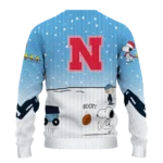 Nebraska Cornhuskers Sweater Custom Winter Football Snoopy Blue White Best Selling