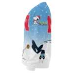 Nebraska Cornhuskers Sweater Custom Winter Football Snoopy Blue White Best Selling