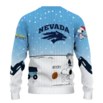 Nevada Wolf Pack Sweater Custom Winter Football Snoopy Blue White Best Selling