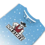 New Mexico State Aggies Sweater Personalized Winter Football Snoopy Blue White Best Selling
