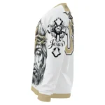 New Orleans Saints Sweater Custom Jesus Tear Gold White Best Selling