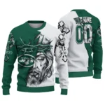New York Jets Sweater Personalized Jesus Tear Green White Best Selling