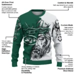 New York Jets Sweater Personalized Jesus Tear Green White Best Selling