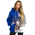 New York Rangers Hoodie Personalized Jesus Tear Blue Best Selling