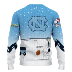 North Carolina Tar Heels Sweater Customized Winter Football Snoopy Blue White Best Selling