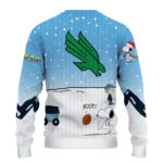 North Texas Mean Green Sweater Personalized Winter Football Snoopy Blue White Best Selling